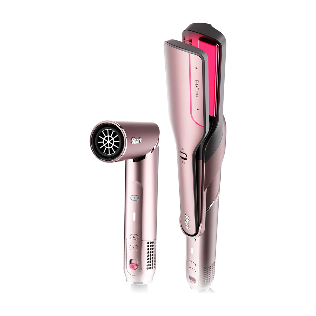 Shark FlexFusion Cepillo Secador 5-en-1 | Multi-Estilizador | Air Styler Curly | Cosmic Blush