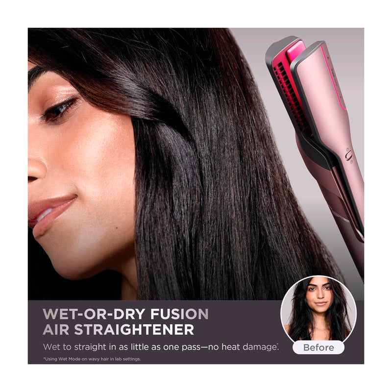 Shark FlexFusion Cepillo Secador 5-en-1 | Multi-Estilizador | Air Styler Curly | Cosmic Blush