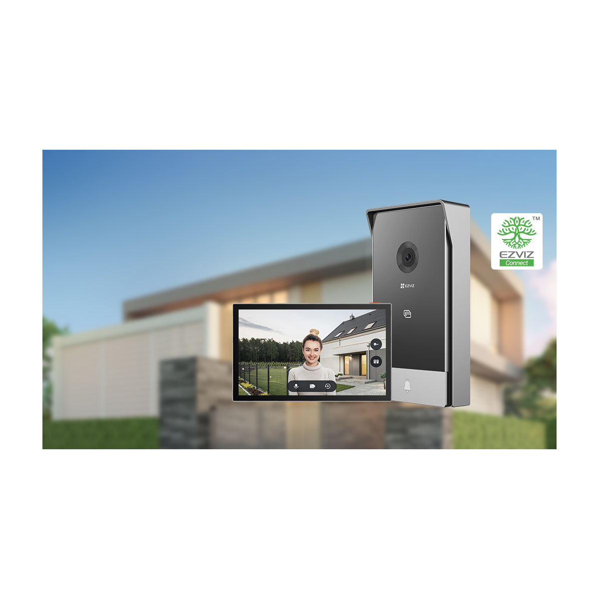 EZVIZ HP7 2K Intercomunicador Inteligente | 2K | Pantalla Táctil de 7" | Comunicación Bidireccional