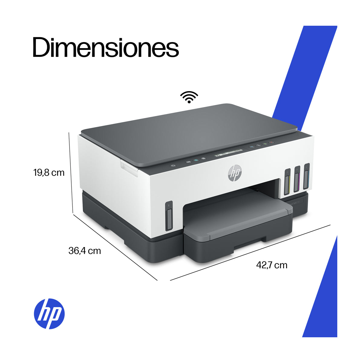 HP Smart Tank 720 Impresora Inalámbrica Multifuncional con Tanques de Tinta
