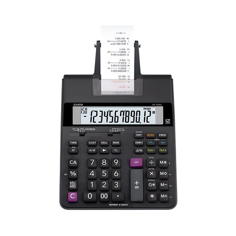 Casio Calculadora de Escritorio de 12 Digitos | Impresión en 2 Colores | Pantalla XL