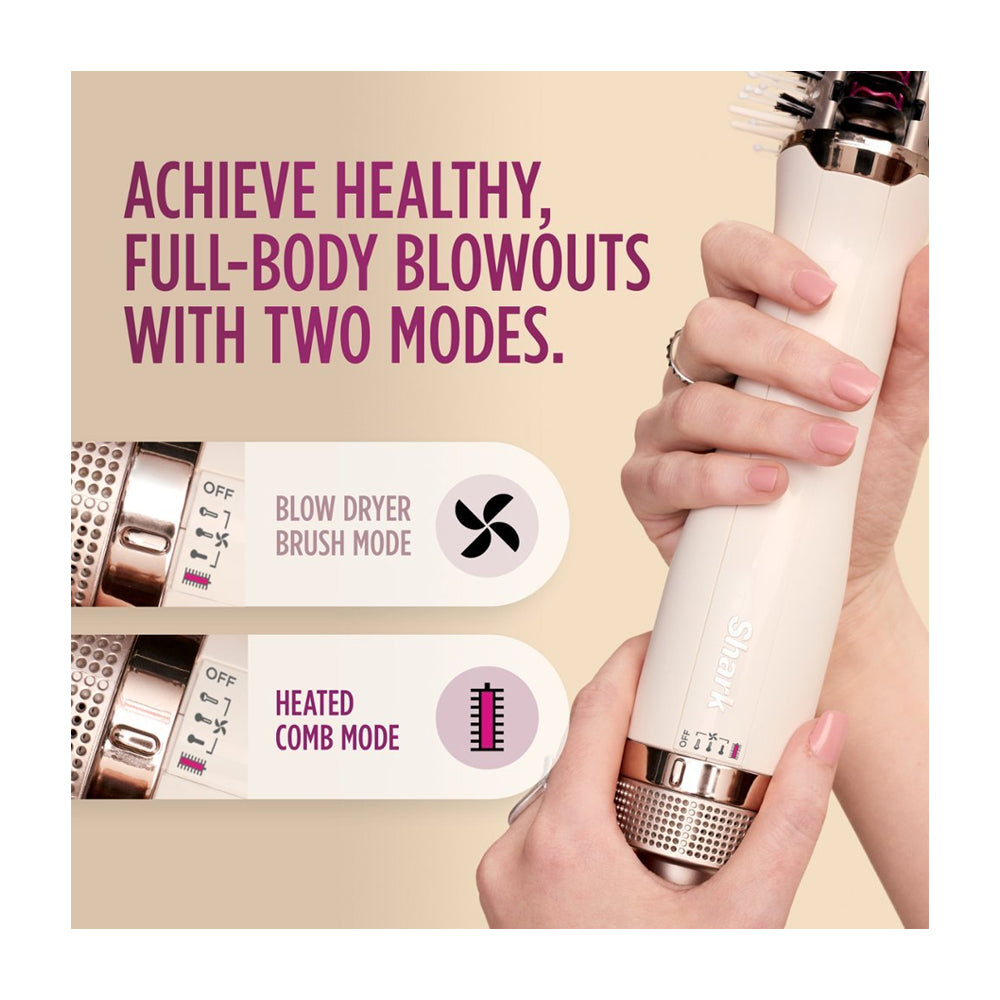 Shark SmoothStyle Cepillo Secador | Revestimiento Cerámico | 3 Configuraciones | Silk