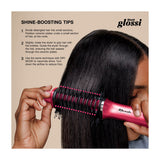 Shark Glossi Cepillo Secador 2-en-1 | Revestimiento Cerámico| Wet & Dry | Raspberry