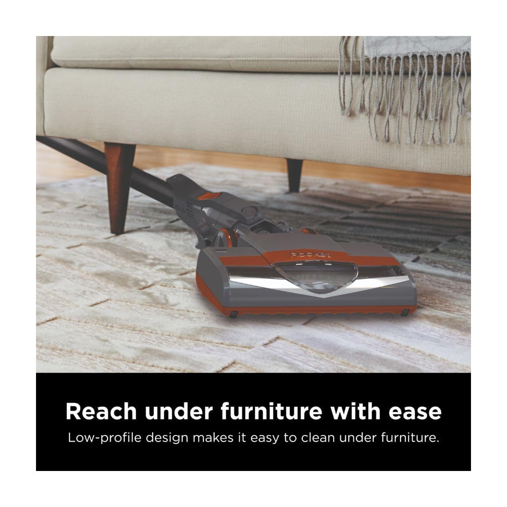 Shark Rocket Pet Aspiradora | Succión Potente | Dirección Giratoria | Ligera | Gris Naranja