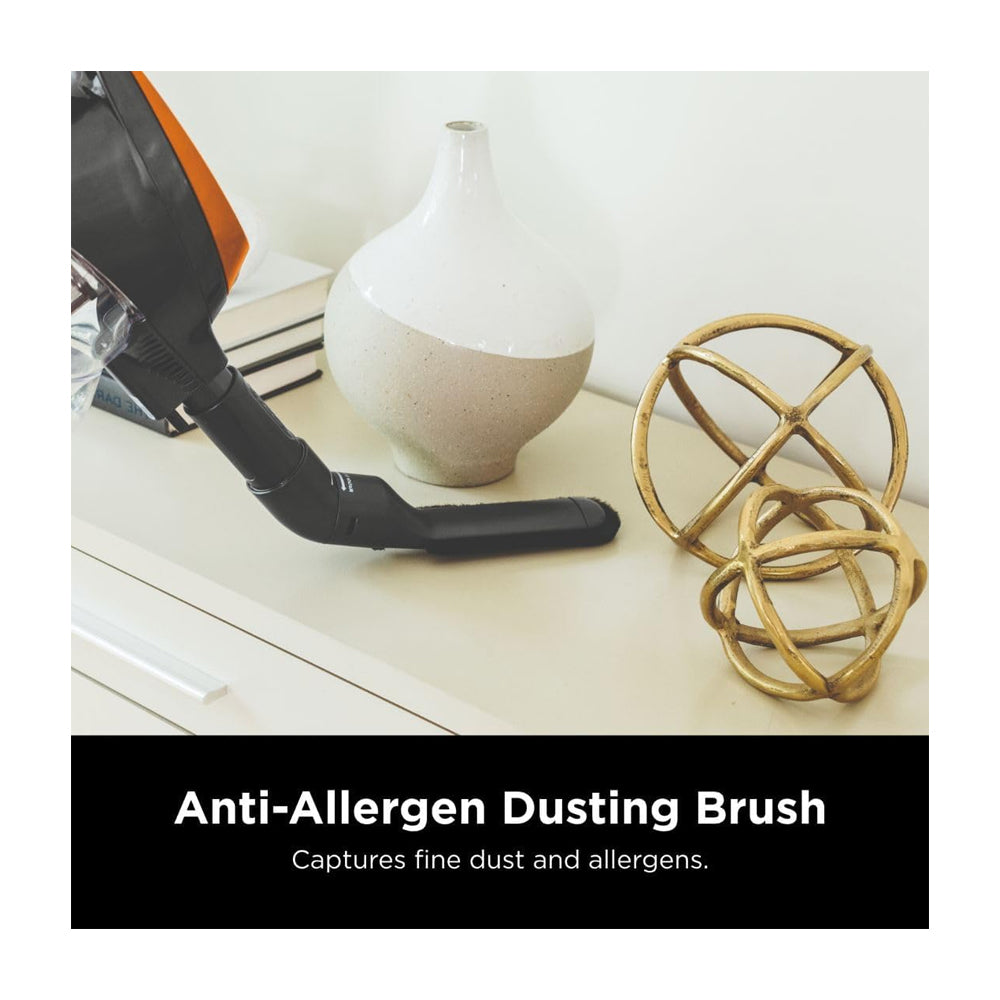 Shark Rocket Pet Aspiradora | Succión Potente | Dirección Giratoria | Ligera | Gris Naranja