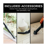 Shark Rocket Pet Aspiradora | Succión Potente | Dirección Giratoria | Ligera | Gris Naranja