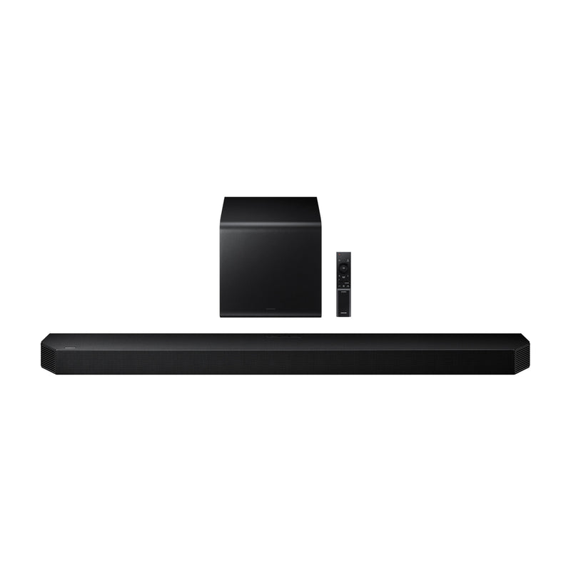 Samsung Barra de Sonido Bluetooth de 5.1.2 Canales | Subwoofer | Sonido Envolvente 3D | Q-Symphony | SpaceFit Sound Pro | GM Pro | WiFi | AVA Pro | Wireless Dolby Atmos | DTS:X | 400W