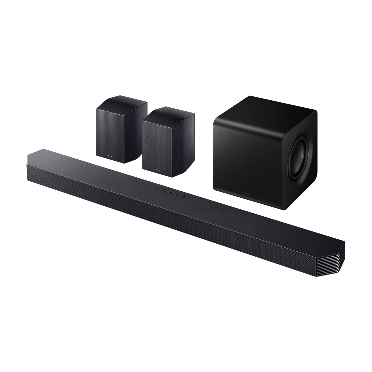 Samsung Barra de Sonido Bluetooth de 9.1.4 Canales | Subwoofer | Sonido Envolvente 3D | Q-Symphony | SpaceFit Sound Pro | GM Pro | WiFi | AVA Pro | Wireless Dolby Atmos | DTS:X | 580W