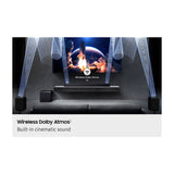 Samsung Barra de Sonido Bluetooth de 9.1.4 Canales | Subwoofer | Sonido Envolvente 3D | Q-Symphony | SpaceFit Sound Pro | GM Pro | WiFi | AVA Pro | Wireless Dolby Atmos | DTS:X | 580W