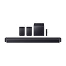 Samsung Barra de Sonido Bluetooth de 11.1.4 Canales | Subwoofer | Sonido Envolvente 3D | Q-Symphony | SpaceFit Sound Pro | GM Pro | WiFi | AVA Pro | Wireless Dolby Atmos | DTS:X | 756W