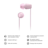 Sony IER-EX15C Audífonos de Cable - Rosa