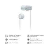 Sony IER-EX15C Audífonos de Cable | Blanco