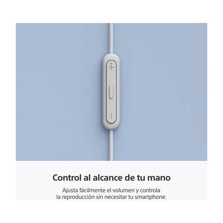 Sony IER-EX15C Audífonos de Cable | Blanco