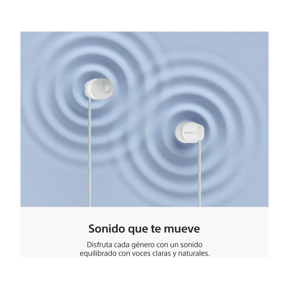 Sony IER-EX15C Audífonos de Cable | Blanco