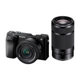 Sony a6100 Alpha Cámara Digital Mirrorless con Lentes 16-50mm OSS II y 55-210mm | ILCE-6100X