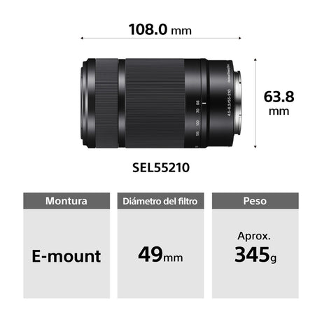 Sony a6400 Alpha Cámara Digital Mirrorless con Lente 18-135mm OSS | ILCE-6400M