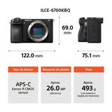 Sony a6700 Alpha Cámara Digital Mirrorless Body | ILCE-6700
