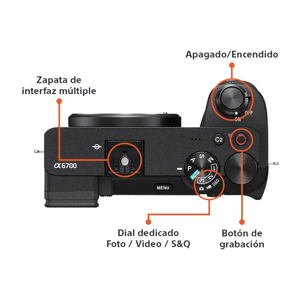 Sony a6700 Alpha Cámara Digital Mirrorless Body | ILCE-6700