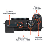 Sony a7C II Alpha Cámara Digital Mirrorless Body | ILCE-7CM2 | Full Frame | Negro