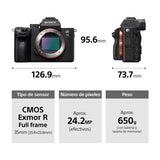 Sony a7 III Alpha Cámara Digital Mirrorless con Lente 28-70mm OSS | ILCE-7M3K | Full Frame