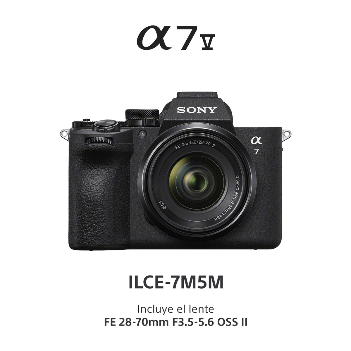 Sony a7 V Alpha Cámara Digital Mirrorless con Lente 28-70mm OSS II | ILCE-7M5M | Full Frame
