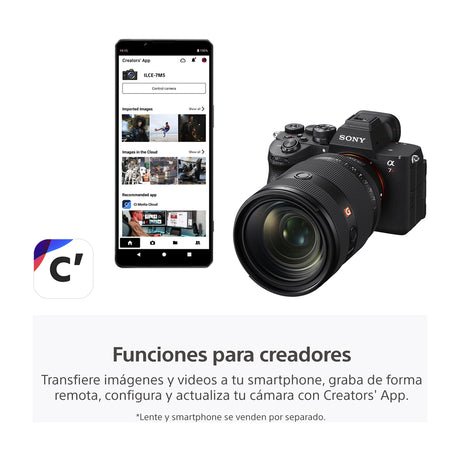 Sony a7R VI Alpha Cámara Digital Mirrorless Body | ILCE-7RM6 | Full Frame