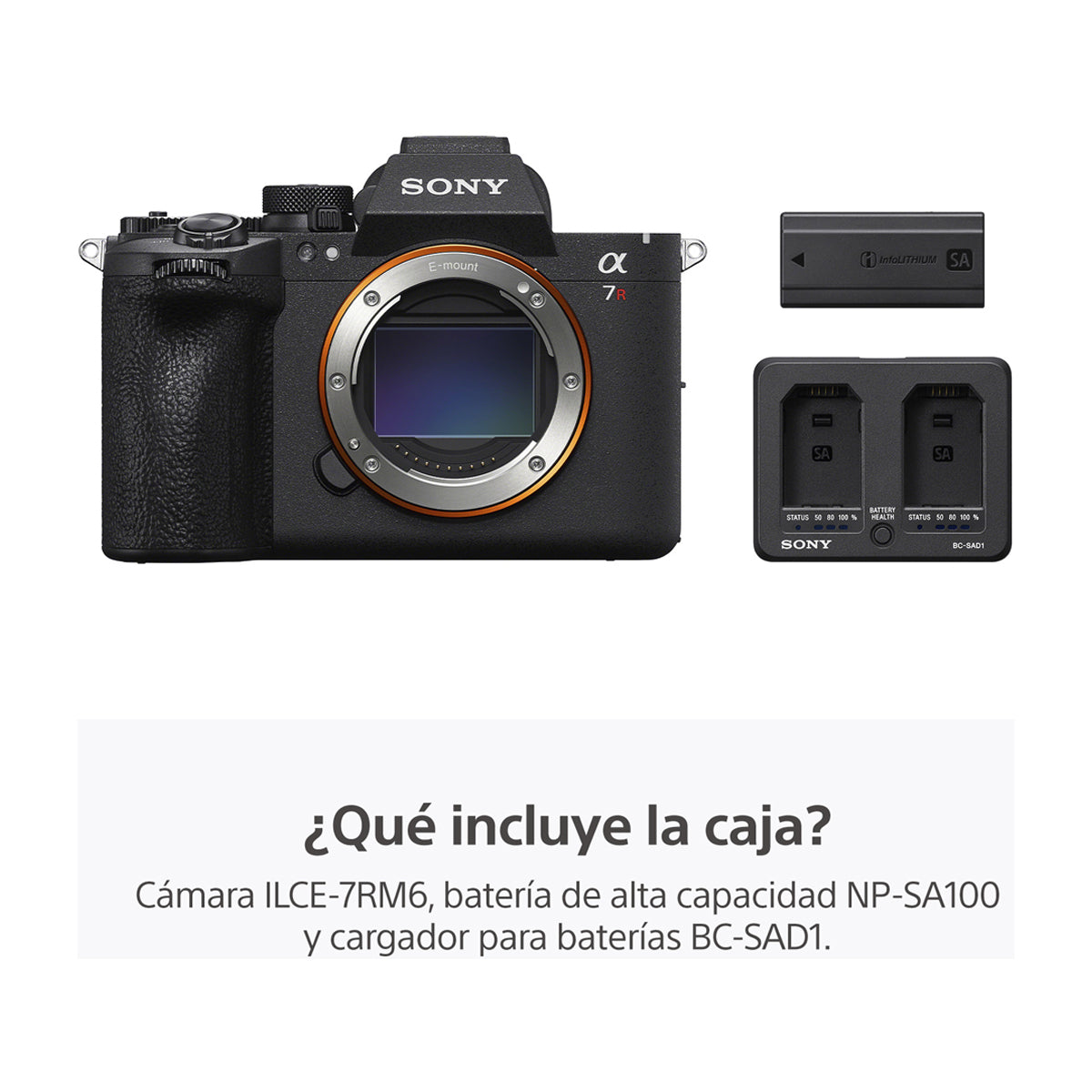 Sony a7R VI Alpha Cámara Digital Mirrorless Body | ILCE-7RM6 | Full Frame