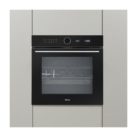 DRIJA Índico 60 Air Eléctrico Horno Multifuncional Empotrable Eléctrico | Puerta de Triple Vidrio | 250°C