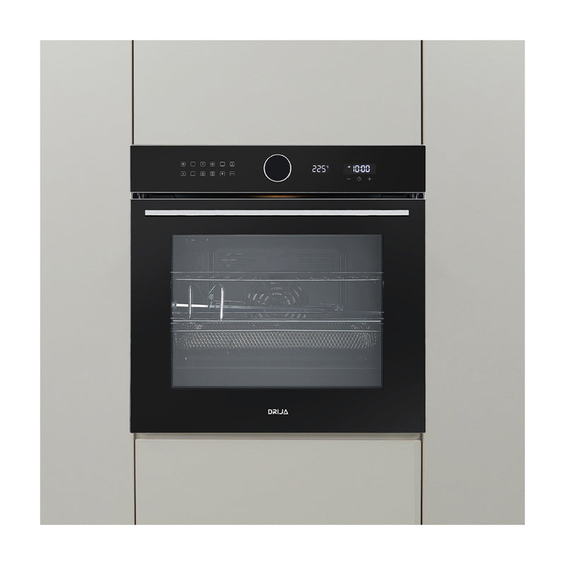 Drija  Índico  60 Air Eléctrico Horno Multifuncional Empotrable Eléctrico  | Puerta de Triple Vidrio | 250°C