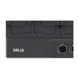 Drija Italia 60 Estufa Empotrable a Gas de Vidrio Templado | 4 Quemadores | 4 Válvulas de Seguridad