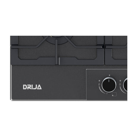 Drija Italia 60 Estufa Empotrable a Gas de Vidrio Templado | 4 Quemadores | 4 Válvulas de Seguridad