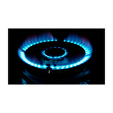 Drija Italia 60 Estufa Empotrable a Gas de Vidrio Templado | 4 Quemadores | 4 Válvulas de Seguridad