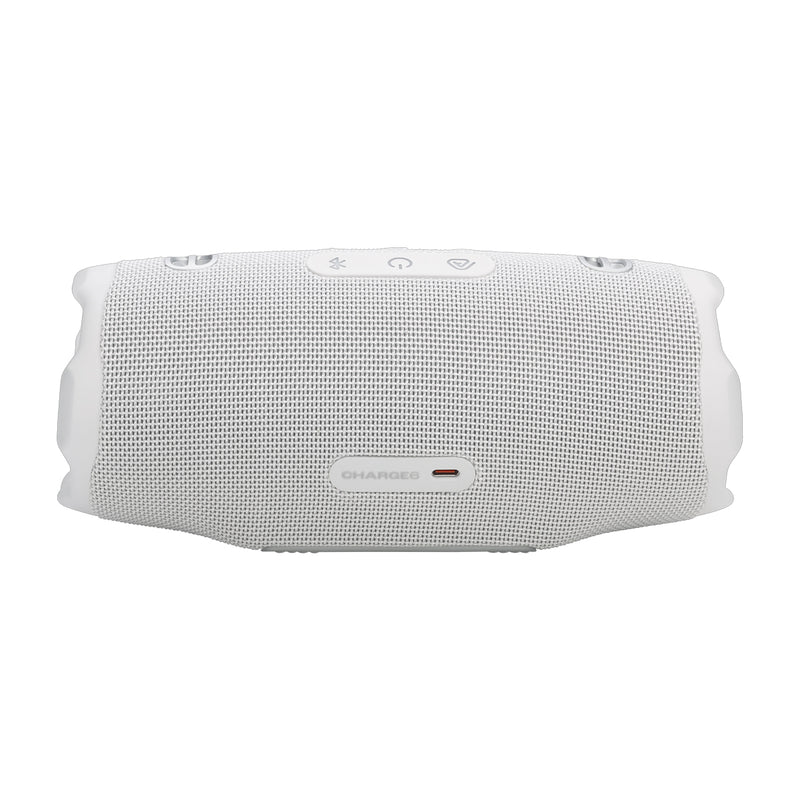 JBL Charge 6 Bocina Portátil Bluetooth Waterproof | AI Sound Boost | 28H | IP68 | Blanco