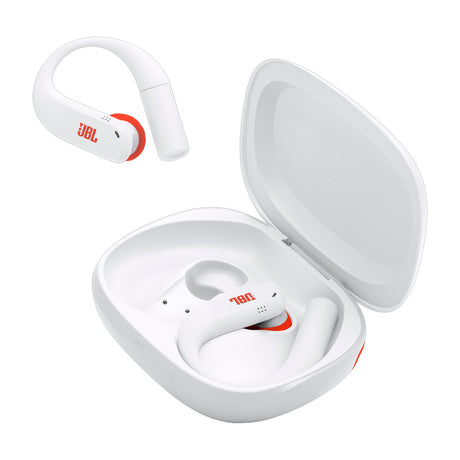 JBL Endurance Peak 4 True Wireless Audífonos Inalámbricos Bluetooth Deportivos Waterproof | Blanco