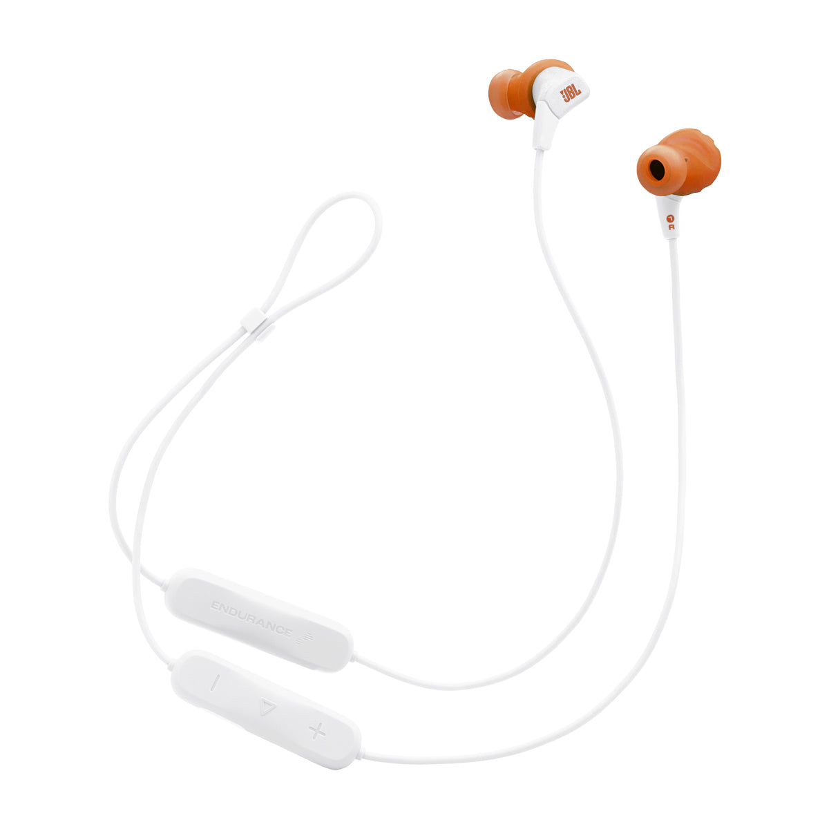 JBL Endurance RUNBT 3 Audífonos Inalámbricos Bluetooth Deportivos | Blanco
