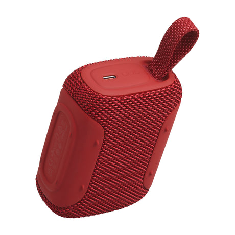 JBL GO 5 Bocina Portátil Bluetooth Waterproof | JBL Pro Sound | 10H | IP68 | Rojo