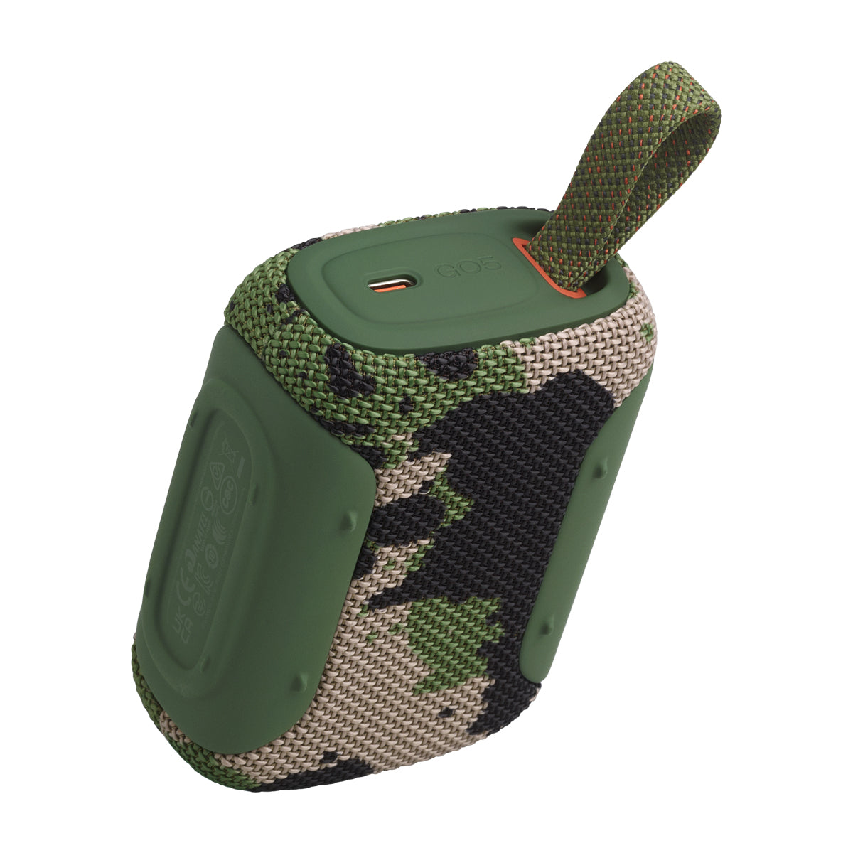 JBL GO 5 Bocina Portátil Bluetooth Waterproof | JBL Pro Sound | 10H | IP68 | Camuflaje