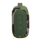 JBL GO 5 Bocina Portátil Bluetooth Waterproof | JBL Pro Sound | 10H | IP68 | Camuflaje