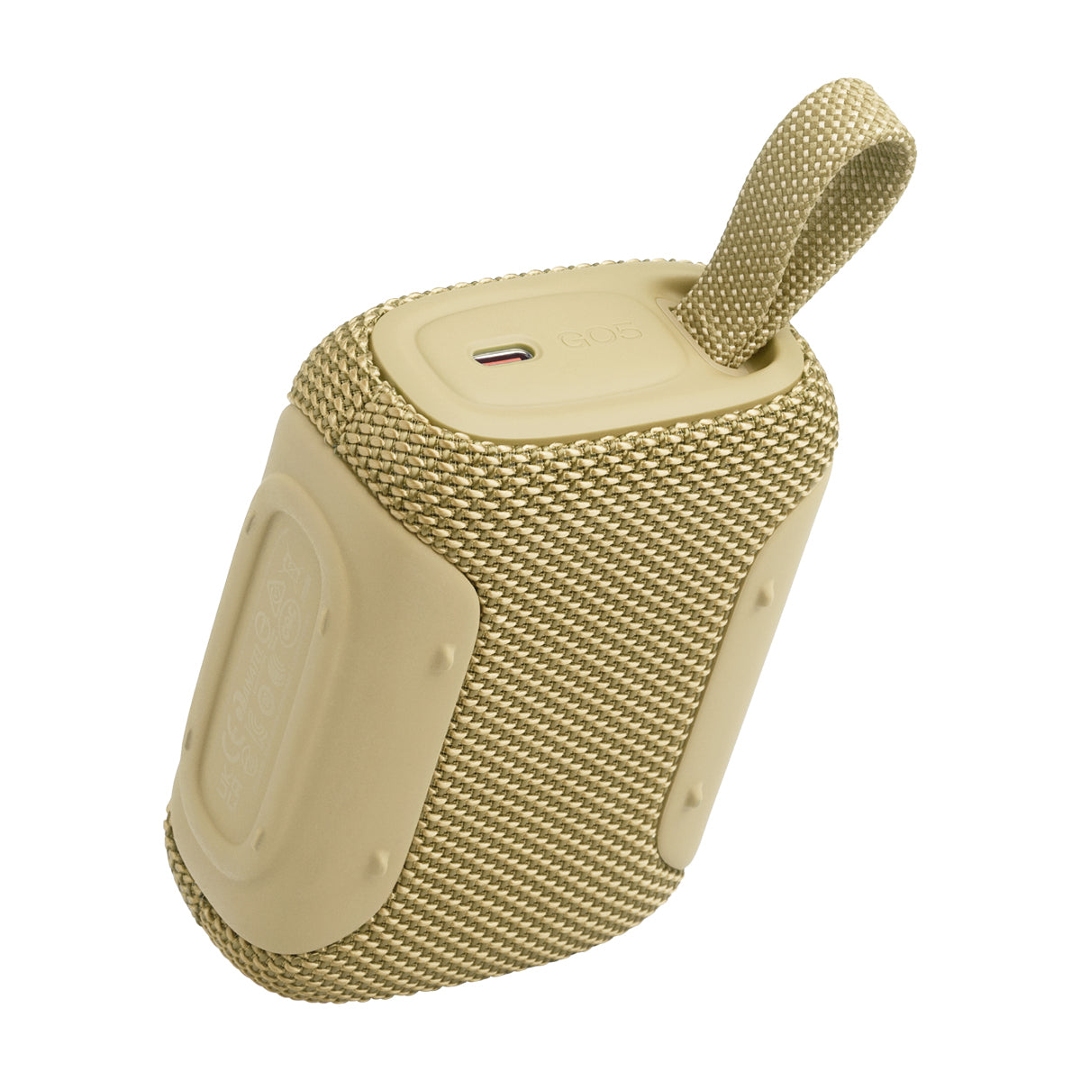 JBL GO 5 Bocina Portátil Bluetooth Waterproof | JBL Pro Sound | 10H | IP68 | Amarillo