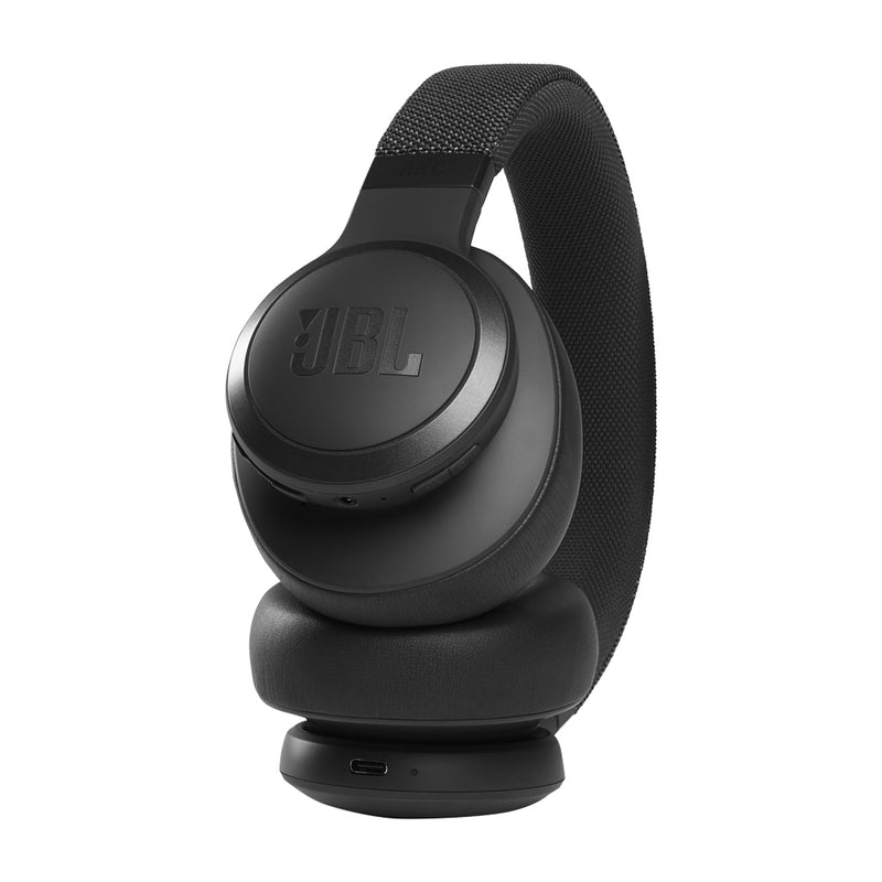 JBL Live 660NC - Auriculares inalámbricos con cancelación de ruido sobre la  oreja con batería de larga duración y asistente de voz, color negro
