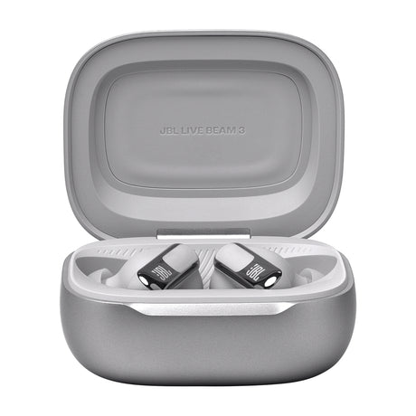 JBL Live Beam 3 True Wireless Audífonos Inalámbricos Bluetooth | Adaptive Noise Cancelling | Plateado
