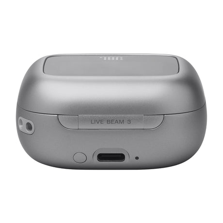 JBL Live Beam 3 True Wireless Audífonos Inalámbricos Bluetooth | Adaptive Noise Cancelling | Plateado