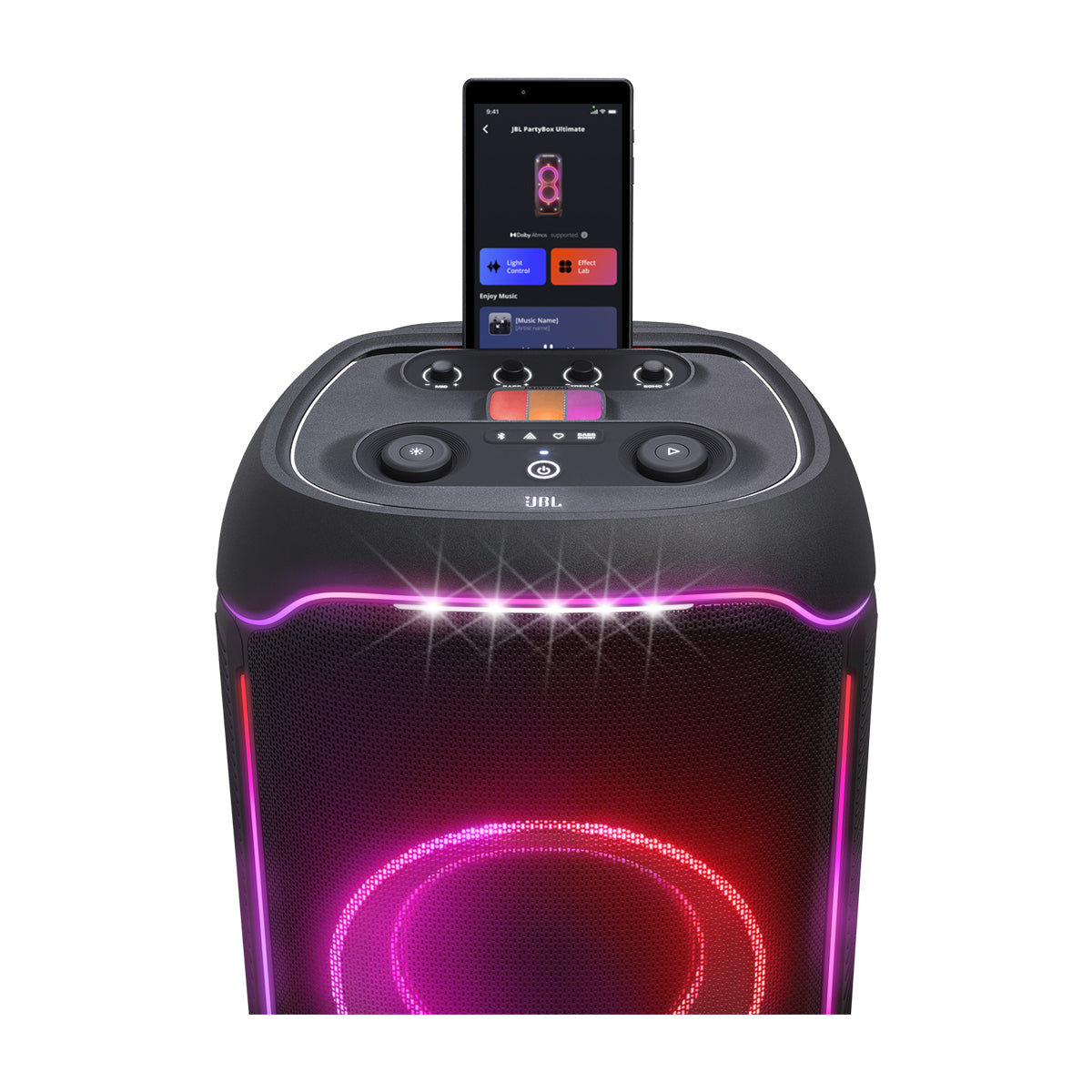 JBL PartyBox Ultimate Equipo de Sonido | 1100W | JBL Original Pro | Karaoke | Luces LED | WiFi | Bluetooth