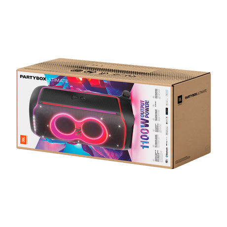 JBL PartyBox Ultimate Equipo de Sonido | 1100W | JBL Original Pro | Karaoke | Luces LED | WiFi | Bluetooth