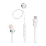 JBL Tune 310C Audífonos de Cable | Blanco