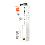 JBL Tune 310C Audífonos de Cable | Blanco