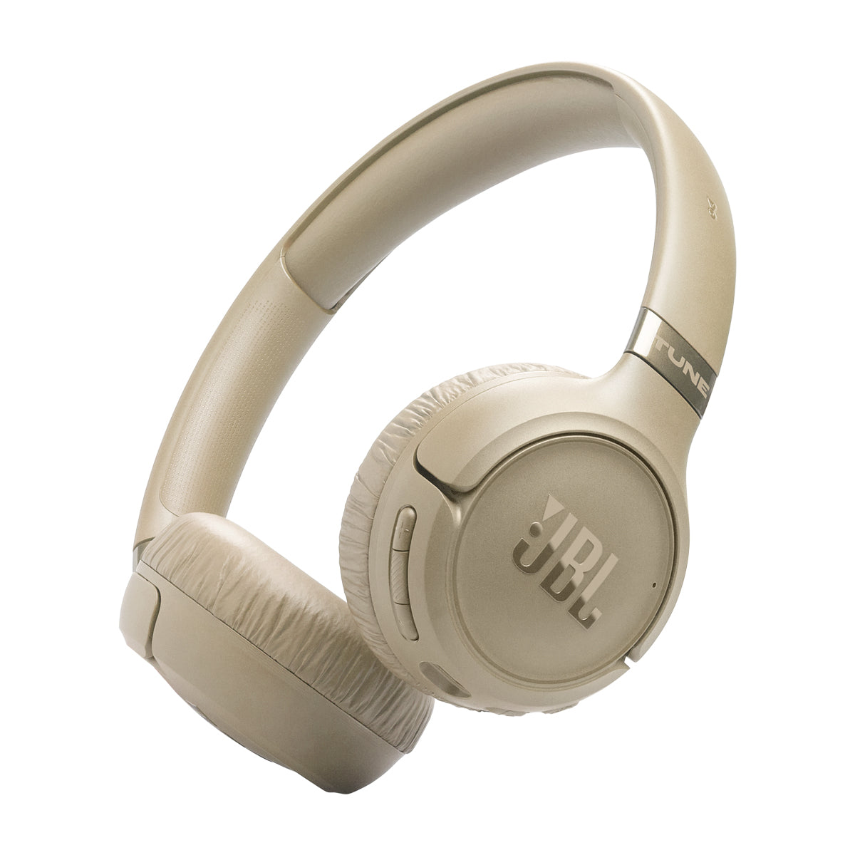 JBL Tune 680NC Audífonos Inalámbricos Bluetooth On-Ear | Adaptive Noise Cancelling | Beige