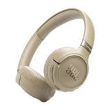 JBL Tune 680NC Audífonos Inalámbricos Bluetooth On-Ear | Adaptive Noise Cancelling | Beige