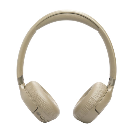 JBL Tune 680NC Audífonos Inalámbricos Bluetooth On-Ear | Adaptive Noise Cancelling | Beige
