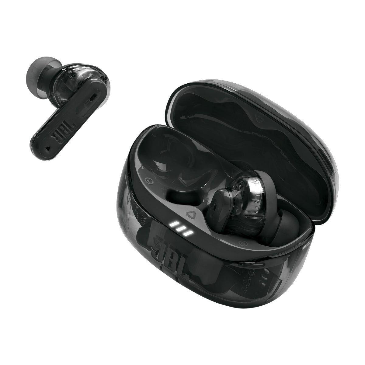 JBL Tune Beam 2 Ghost Edition True Wireless Audífonos Inalámbricos Bluetooth | Adaptive Noise Cancelling | Negro